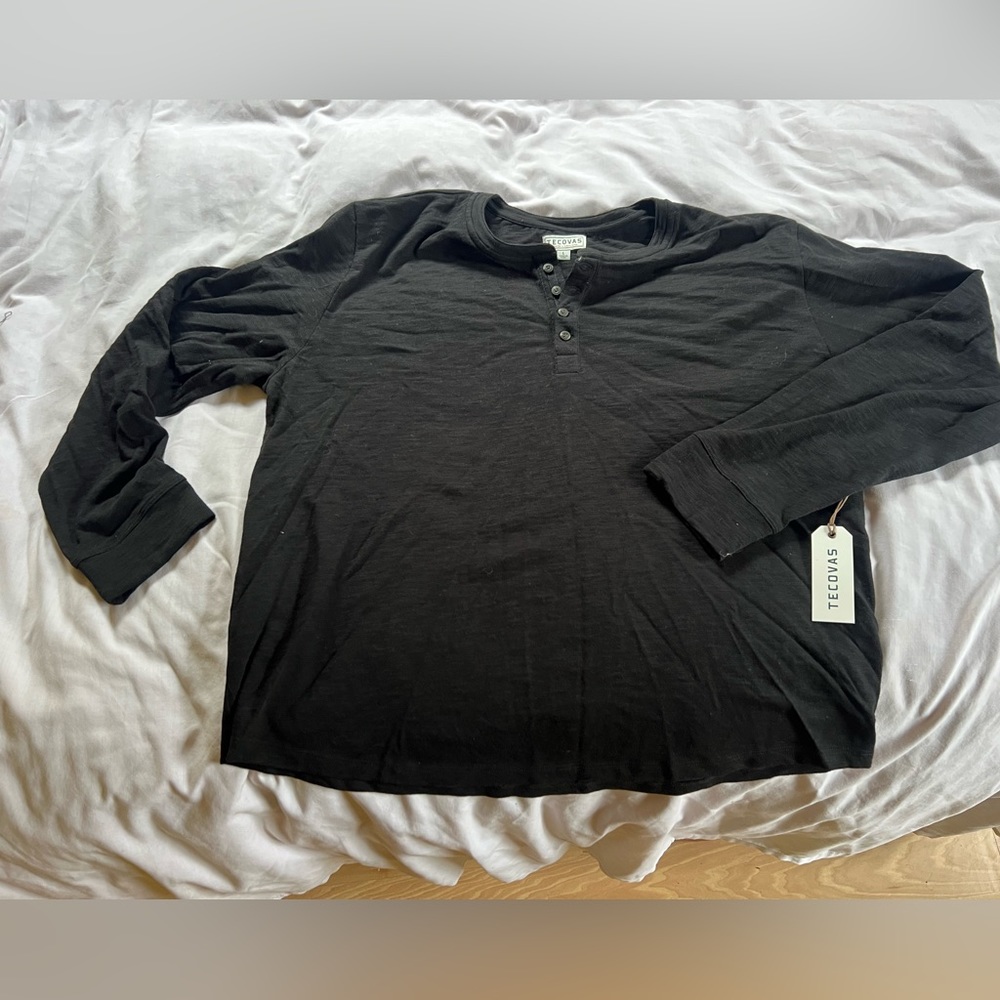 Tecovas Slub Henley - Size Large